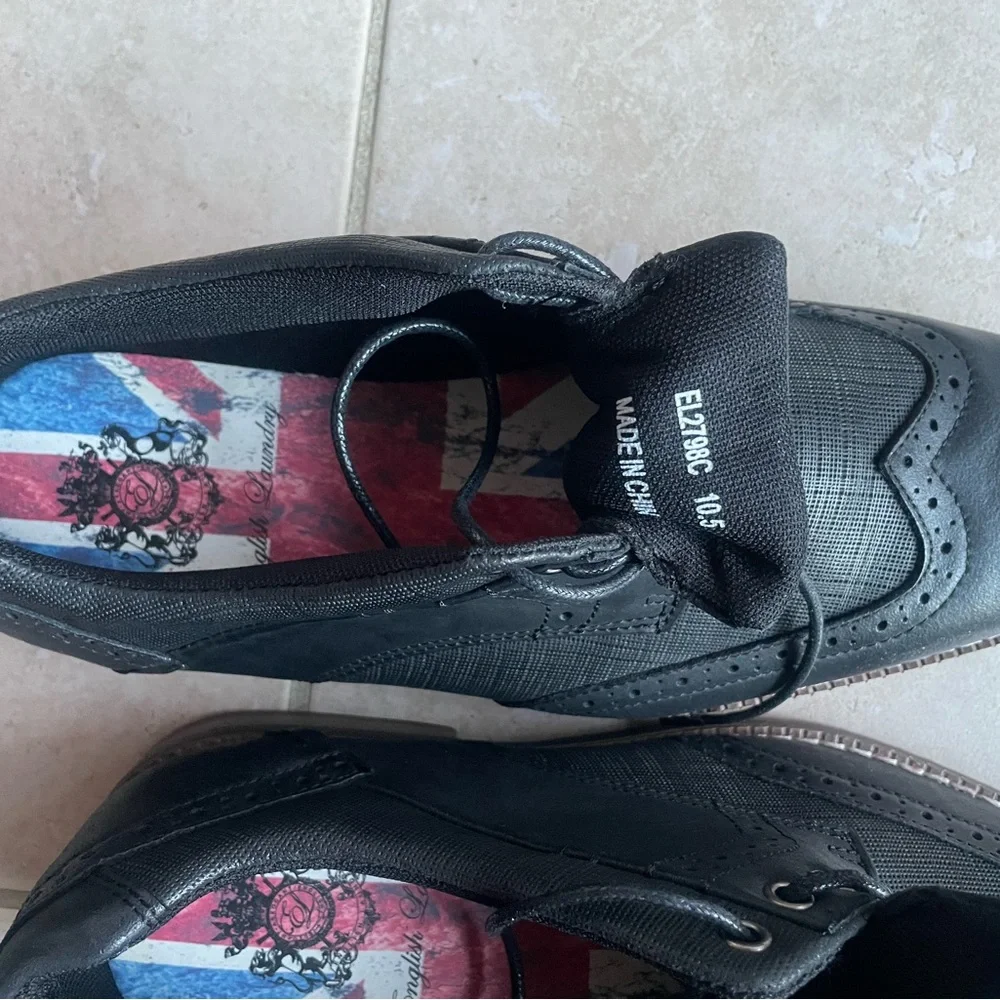 English Laundry Black Oxford Shoes - Picture 6 of 9